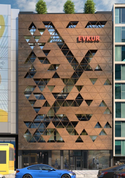 Pasang ACP Fasad Ruko