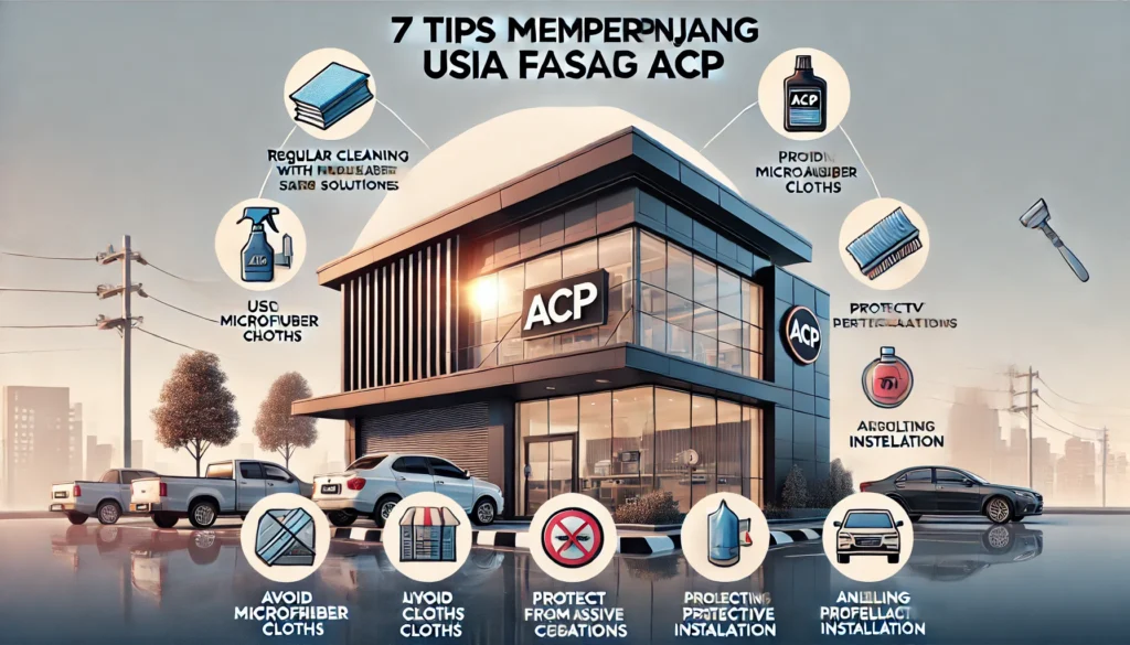 7 Tips Memperpanjang Umur Fasad ACP Ruko Anda